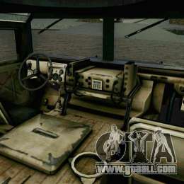 Hummer H1 for GTA San Andreas inner view
