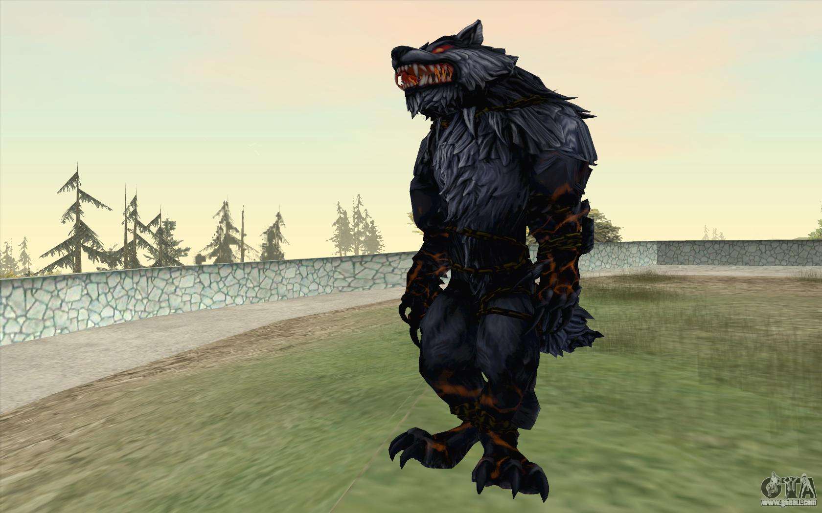 Werewolf Transformation V1.0 for GTA San Andreas