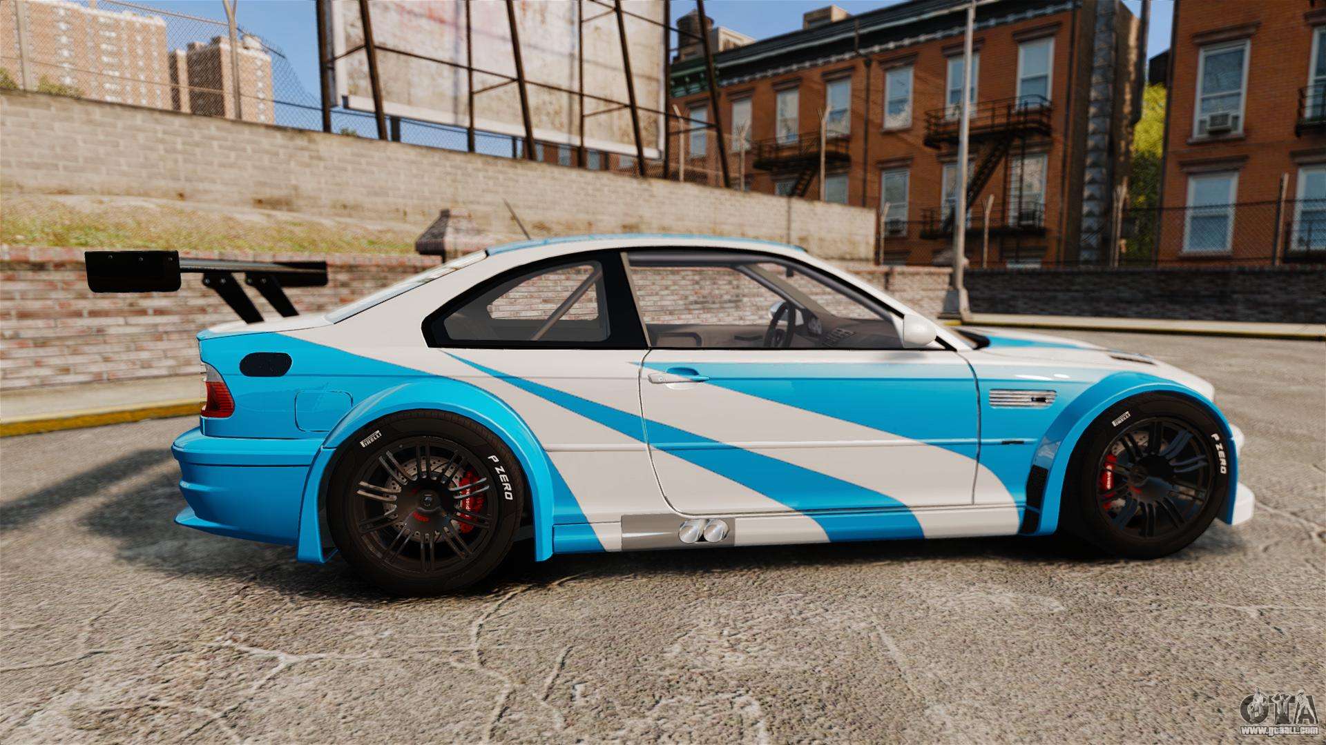 Bmw m3 gtr most wanted 2012