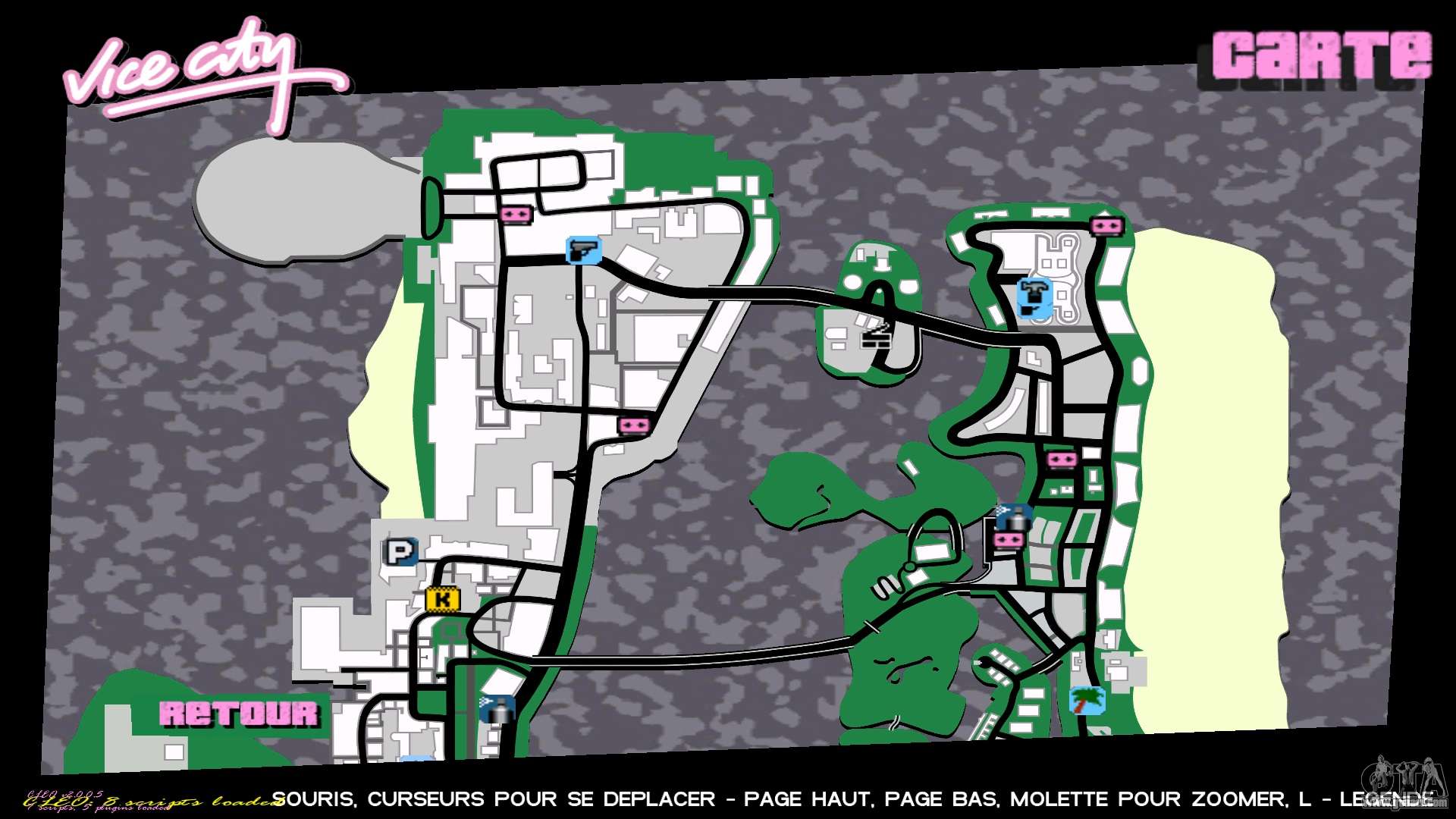 HQ Map GTA VC For GTA Vice City