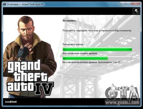 GTA 4 for Windows: release PAL-version