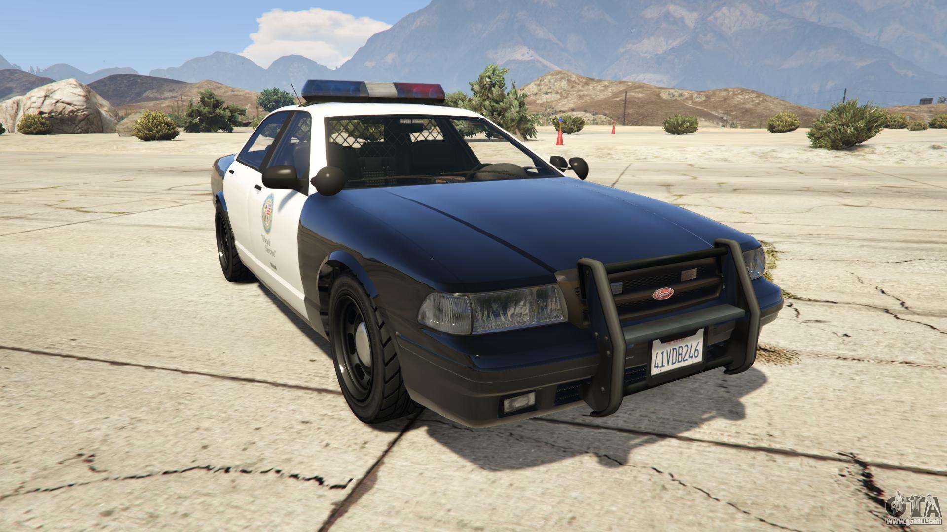 GTA 5 Vapid Police Cruiser - front view