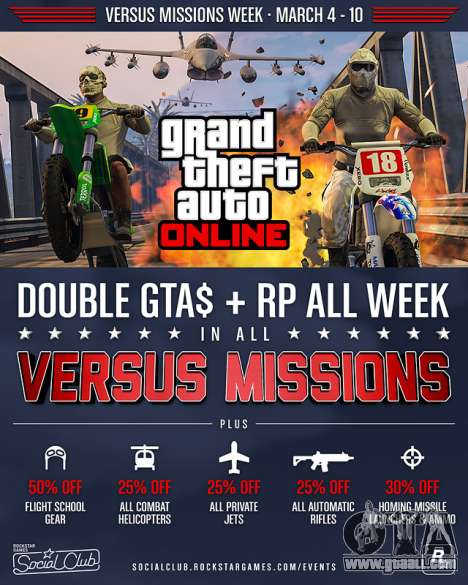 Versus Missions Week in GTA Online