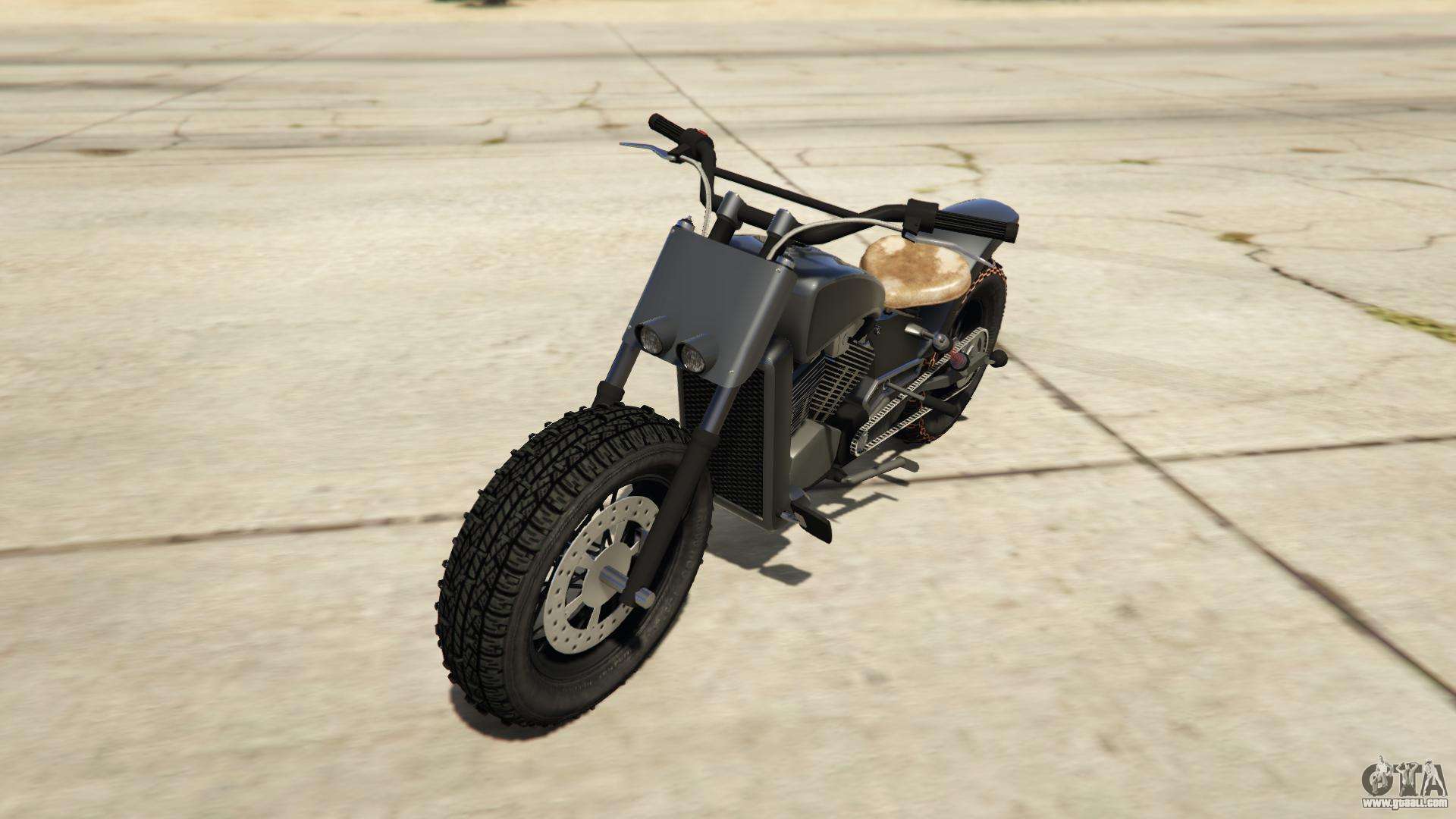 Western Motorcycle Company Gargoyle from GTA Online - front view