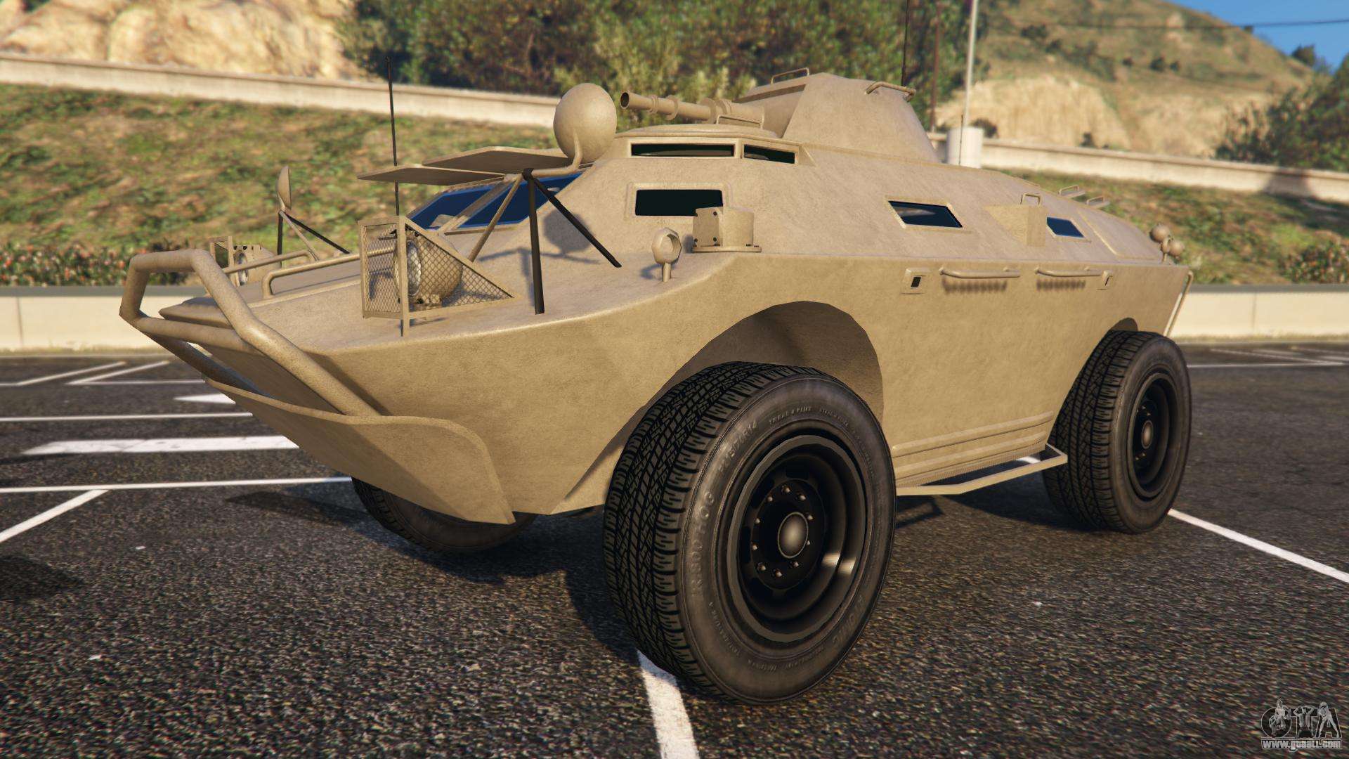 HVY APC from GTA 5  description with the features, screenshots and