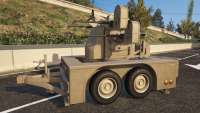 Anti-Aircraft Trailer from GTA 5 side view