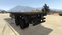 Flat Trailer from GTA 5 rear view