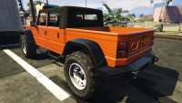 Canis Kamacho from GTA 5 back view