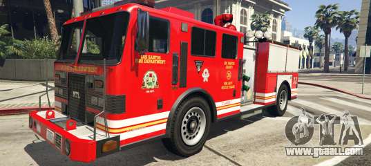 Where do you able to find firetruck in GTA 5