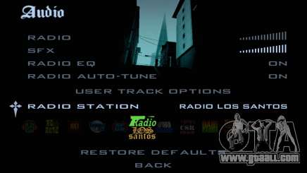 Radio tracks in GTA SA