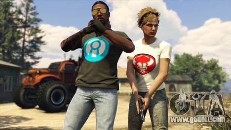 Gift t-shirts in GTA Online