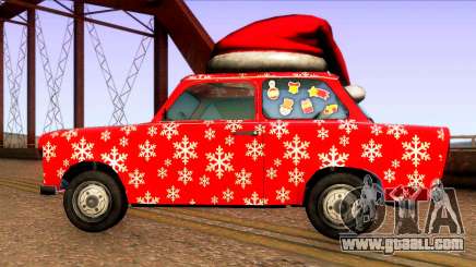 Christmas car for GTA San Andreas