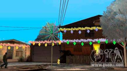 Christmas decoration in GTA San Andreas
