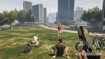 The use of the stun gun in GTA 5