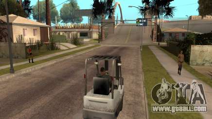 The forklift in GTA San Andreas