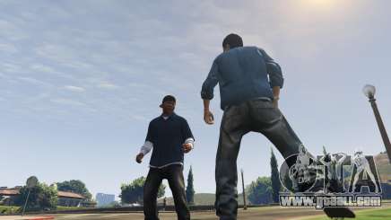 Street fight in GTA 5 Online