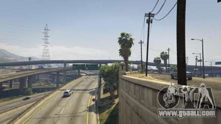 View of the city in GTA 5
