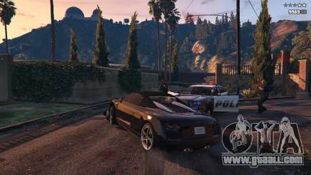 Hide from the police in GTA 5