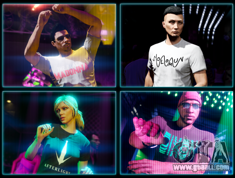 Free T-shirts in GTA Online
