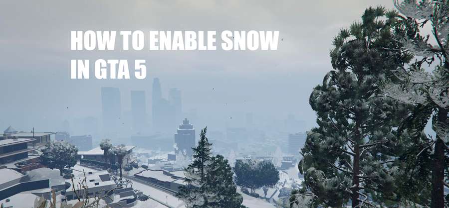 GTA 5 PC: new mod adds snow to GTA Online