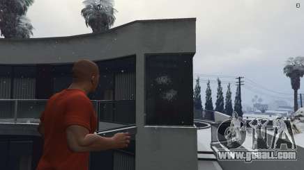 Snowball fight in GTA 5