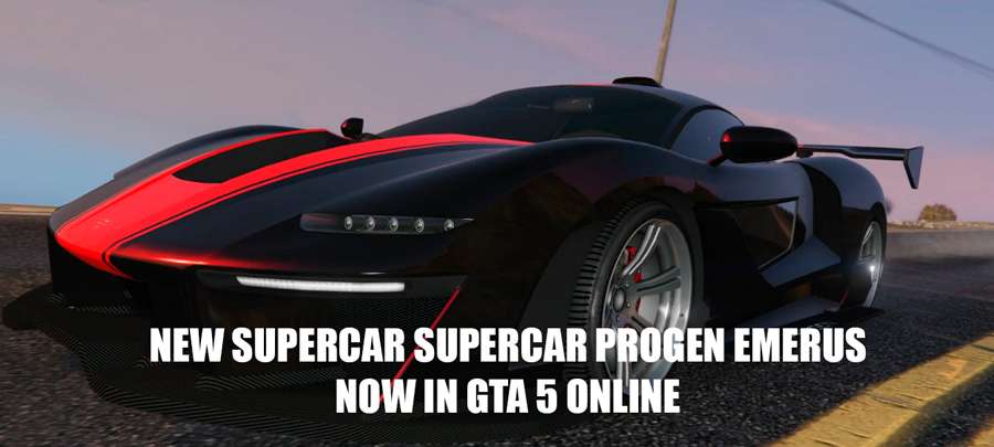 A new supercar Progen Emerus in GTA 5 Online