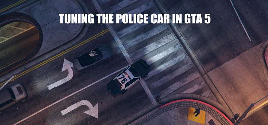 Tuning police car in GTA 5