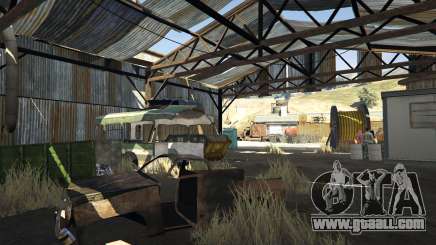 The junkyard in GTA 5