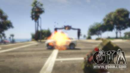 How to blow up a car in GTA 5