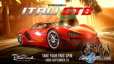 This week's prize transport: Progen Itali GTB