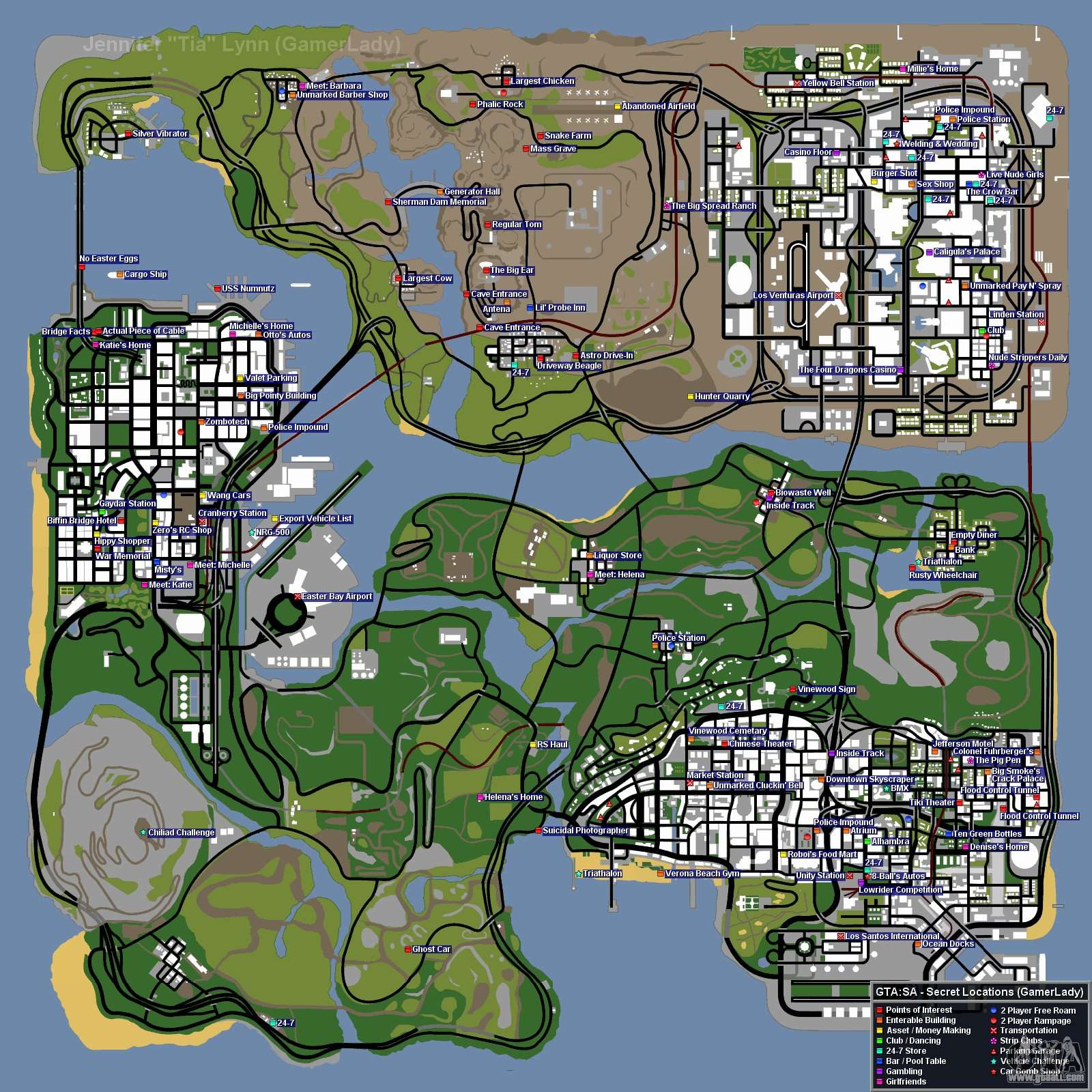 gta 4 secret cars locations map