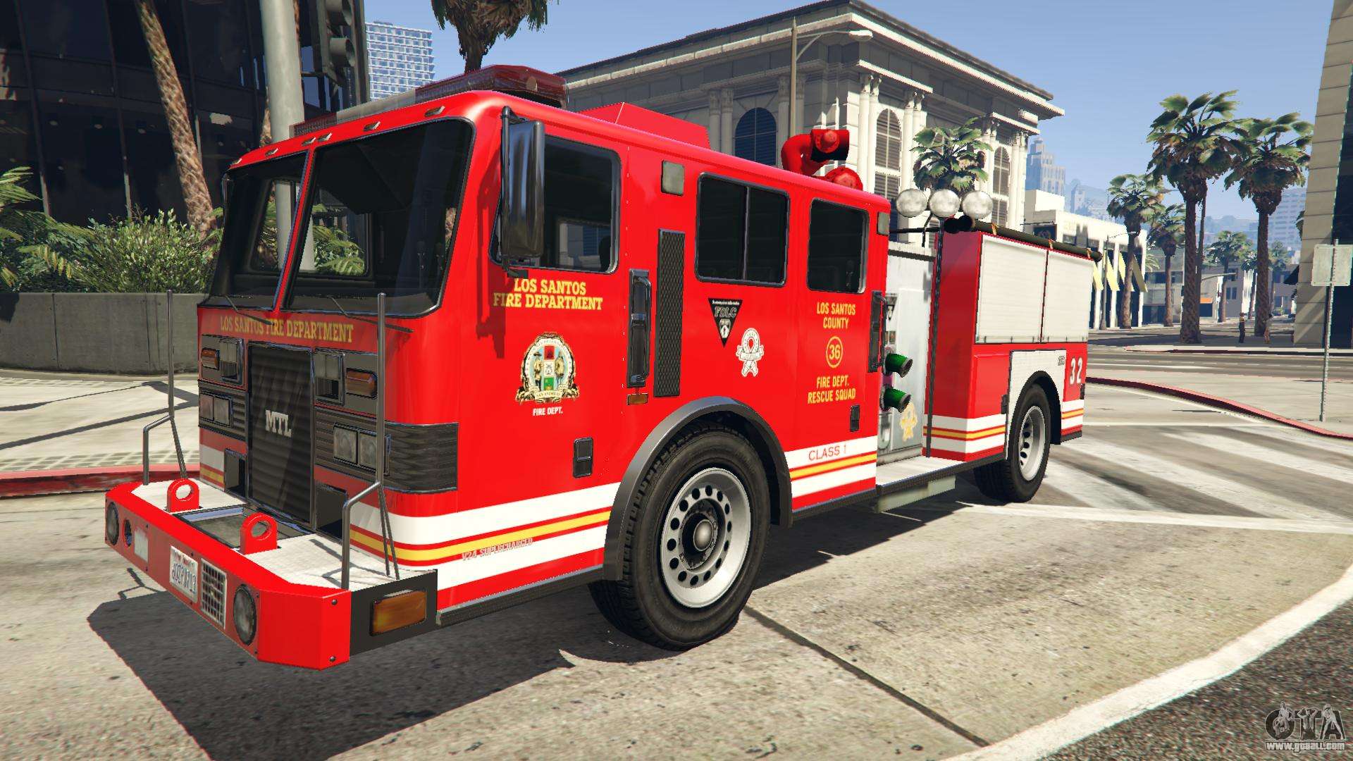 Where Do You Able To Find Firetruck In Gta 5.