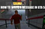 Write a message in GTA 5 online