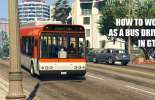 Work as a bus driver in GTA 5