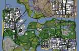 GTA San Andreas secret locations map