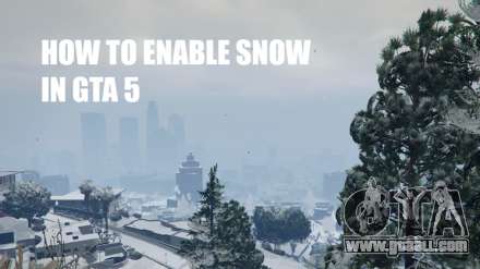 The inclusion of snow in GTA 5 online