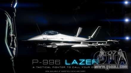 In GTA Online, players have the opportunity to create a race of "Transformation" and legal to buy a P-996 Lazer