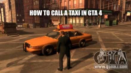 A taxi in GTA 4: can call