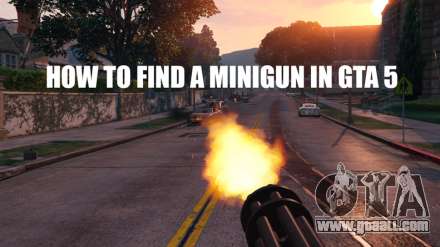 How to find a minigun in GTA 5