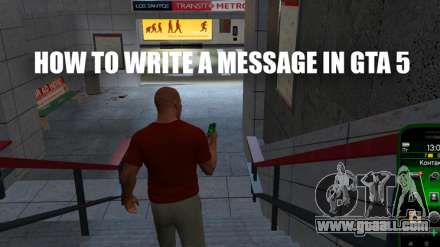 How to write a message in GTA 5 online