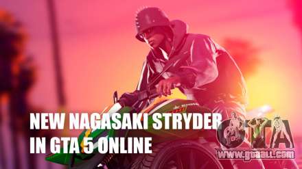 New motorcycle Nagasaki Stryder, which went on sale in GTA 5