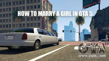In GTA 5 to get married with a girl