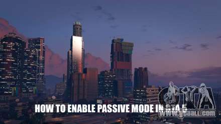 How to enable passive mode in GTA 5