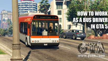 In GTA 5 to work as a bus driver