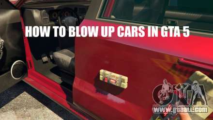 How to blow up cars in GTA 5