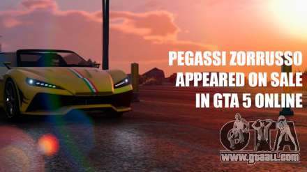 Car Pegassi Zorrusso now available in GTA 5 Online