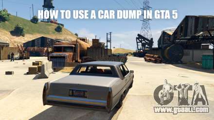 The dump cars in GTA 5 how to use
