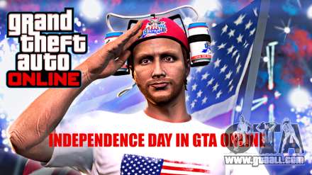 The celebration of independence day in GTA 5 Online