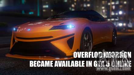 In GTA 5 Online has received a new sports electric car Overflod Imorgon