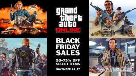 "Black Friday" in GTA Online: high discounts on different goods